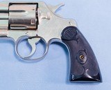 **SOLD**Colt Army Special Double Action Revolver in .38 Special Caliber **Mfg 1925 - Nickel Plated** - 20 of 21