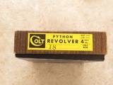***SOLD***Colt Python, Vintage 1968, Cal. .357 Magnum, 4 Inch Barrel, 1968 Vintage, with Box - 11 of 15