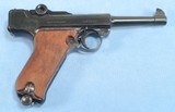 ** SOLD ** Erma LA22 Luger Replica Pistol in .22 Long Rifle **Mfg 1967 - Snap Case and Papers** - 3 of 19