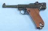 ** SOLD ** Erma LA22 Luger Replica Pistol in .22 Long Rifle **Mfg 1967 - Snap Case and Papers** - 2 of 19