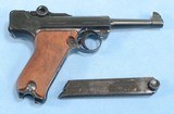 ** SOLD ** Erma LA22 Luger Replica Pistol in .22 Long Rifle **Mfg 1967 - Snap Case and Papers** - 17 of 19