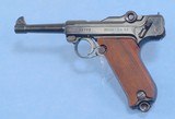 ** SOLD ** Erma LA22 Luger Replica Pistol in .22 Long Rifle **Mfg 1967 - Snap Case and Papers** - 5 of 19