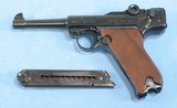 ** SOLD ** Erma LA22 Luger Replica Pistol in .22 Long Rifle **Mfg 1967 - Snap Case and Papers** - 16 of 19