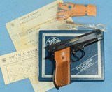 **SOLD*8Smith & Wesson Model 39 Pistol in 9mm **Mfg Late 60s - Unfired - Box, Papers, 2 Mags, Tools and Original Packing List** - 1 of 20