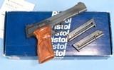 ** SOLD ** Smith & Wesson Model 41 Semi Auto Target Pistol in .22 LR **Mfg 1993 - Classic Target Pistol - Box and Papers - 2 Magazines** - 1 of 24