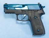** SOLD ** Sig Sauer Lew Horton Exclusive P229 Pistol in 9mm **Blue Piranha - 1 of 500 Made - Box, Papers and 2 Magazines** - 5 of 22