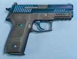 ** SOLD ** Sig Sauer Lew Horton Exclusive P229 Pistol in 9mm **Blue Piranha - 1 of 500 Made - Box, Papers and 2 Magazines** - 2 of 22
