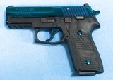 ** SOLD ** Sig Sauer Lew Horton Exclusive P229 Pistol in 9mm **Blue Piranha - 1 of 500 Made - Box, Papers and 2 Magazines** - 3 of 22