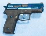 ** SOLD ** Sig Sauer Lew Horton Exclusive P229 Pistol in 9mm **Blue Piranha - 1 of 500 Made - Box, Papers and 2 Magazines** - 4 of 22