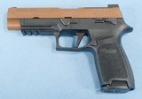 Sig Sauer P320 M17 Semi Auto Pistol in 9mm **M17 Thumb Safety - Box, 2 Mags and Papers** - 3 of 21