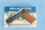 ** SOLD ** Springfield Armory 1911-A1 Mil-Spec Pistol in .45 ACP **Box, Papers and Simple Cleaning Tools** - 1 of 23