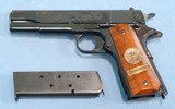 Colt 1911 WW1 Commemorative Meuse Argonne Pistol in .45 ACP **Mfg 1967 - Excellent** - 19 of 20