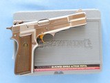 Browning Hi-Power, Electoless Nickel with Adjustable Rear Sight, Cal. 9mm - 1 of 14