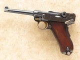 DWM 1900 Swiss Luger, Cal. .30 Luger, "Cross in Sunburst" Stamped