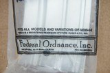 Pre-Ban Federal Ordnance Silver-Finished Mini-14 30-Round Mag
ONLY 1 LEFT!!!!!!!!!!
MINT & STILL SEALED IN BAG!! ** - 5 of 11