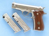 ** SOLD ** Browning BDA, Cal. .380 ACP, Italian Made, Nickel Finished, Mint Condition