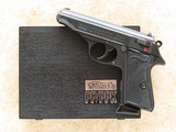 Walther Model PP, 1983 Vintage, W. German Made, Cal. .380 ACP, Box & Factory Test Target, Mint