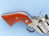 Ruger Model Single Nine Single Action, Cal. .22 Magnum, 6 1/2 Inch Barrel with Box, Stainless Steel - 6 of 14