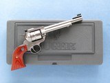 Ruger Model Single Nine Single Action, Cal. .22 Magnum, 6 1/2 Inch Barrel with Box, Stainless Steel - 10 of 14