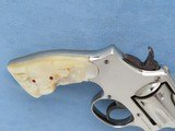 ** SOLD ** Smith & Wesson Military & Police with Steer's Head Pearl Grips, Cal. .38 Special, Late 1930's/Early 1940's Vintage - 5 of 11