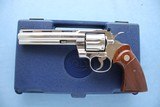 1979 Vintage Colt Python 6" Inch Nickel Finish ** Excellent Condition ** - 1 of 24