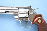 1979 Vintage Colt Python 6" Inch Nickel Finish ** Excellent Condition ** - 4 of 24