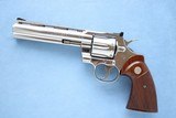 1979 Vintage Colt Python 6" Inch Nickel Finish ** Excellent Condition ** - 2 of 24