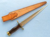 Gil Hibber Arkansa Toothpick Knife with Sheath, July 11, 1966 Build Date, Custom Knife - 8 of 8