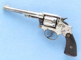 Smith & Wesson .32-20 Hand Ejector (Model of 1905 - 3rd Change), 1913-1915 Vintage, Nickel Finished, .32 W.C.F.