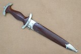 **SOLD**Original WW2 German Gebruder Heller SA Dagger w/ Scabbard - 2 of 19