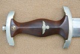 **SOLD**Original WW2 German Gebruder Heller SA Dagger w/ Scabbard - 9 of 19