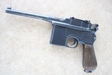 Mauser C96 Model 1930 Wartime Commercial **WWI German Military Acceptance Proof** Chambered in 30 Mauser - 1 of 23