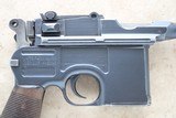 Mauser C96 Model 1930 Wartime Commercial **WWI German Military Acceptance Proof** Chambered in 30 Mauser - 7 of 23