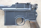 Mauser C96 Model 1930 Wartime Commercial **WWI German Military Acceptance Proof** Chambered in 30 Mauser - 3 of 23