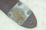 Original WW2 Everitt Knuckle Knife w/ Factory Scabbard
* RARE Fighter in Excellent Condition! * - 4 of 25