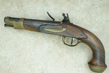 Rare French Maubeuge Royal Arms Factory Model 1814 Gardes du Corps Roi Flintlock Pistol
* RARE!! * - 2 of 25