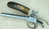 1860's-'80's Antique German Double-Barrel Twin-Hammer Percussion Pocket Pistol in .40 Caliber Cap & Ball - 19 of 25