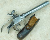 1860's-'80's Antique German Double-Barrel Twin-Hammer Percussion Pocket Pistol in .40 Caliber Cap & Ball - 20 of 25