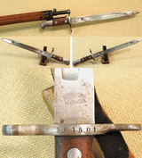 Antique Schmidt Rubin Model 1889 Straight-Pull Infantry Rifle in 7.5x53.5 Swiss w/ Bayonet & Muzzle Cover - 24 of 24