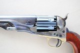 ** SOLD ** Uberti 1860 Army with full fluted cylinder .44 cal. **Charcoal Blue Finished** - 5 of 18