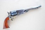 ** SOLD ** Uberti 1860 Army with full fluted cylinder .44 cal. **Charcoal Blue Finished** - 7 of 18