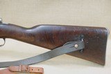 Argentine Military Model 1909 Mauser Cavalry Carbine Mfg. by F.M.A.P. complete w/ Bayonet, Scabbard, & Frog * Non-Import Marked & All Matching! * - 6 of 25