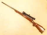 ** SOLD ** Winchester Pre-64 Model 70, Custom Barrel, Cal. .243 Win. 1956 Vintage, with Redfield 3-9x Scope with Range Finder - 2 of 18