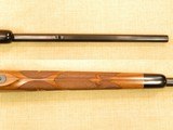 Custom Winchester Model 70, Octagon Barrel, Cal. 7mm Rem. Mag., 1949 Vintage, French Walnut Stock with Fleur-de-lis Checkering - 15 of 17