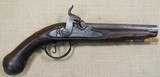 Early 1800's French .45 Caliber Flintlock Percussion-Conversion Pocket Pistol
* Lock Marked "ANOR" * - 6 of 16