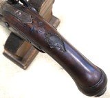 Early 1800's French .45 Caliber Flintlock Percussion-Conversion Pocket Pistol
* Lock Marked "ANOR" * - 13 of 16