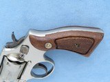 ** SOLD ** Smith & Wesson Model 12 Airweight, Cal. .38 Special, 1975 Vintage, Nickel Finished - 5 of 8