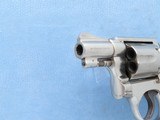 ** SOLD ** Smith & Wesson Model 12 Airweight, Cal. .38 Special, 1975 Vintage, Nickel Finished - 7 of 8