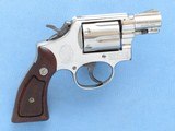 ** SOLD ** Smith & Wesson Model 12 Airweight, Cal. .38 Special, 1975 Vintage, Nickel Finished - 2 of 8