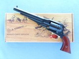 Uberti Model 1000 1858 New IMPR.ARM, Cal. .45 L.C., 1858 Remington Conversion Repro. - 1 of 14